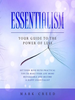 cover image of Essentialism